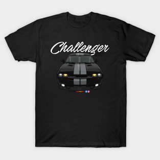 Challenger SRT8 Black white stripe by pjesusart T-Shirt